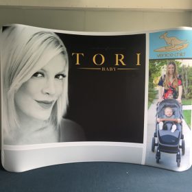 Curved Tension Fabric Display